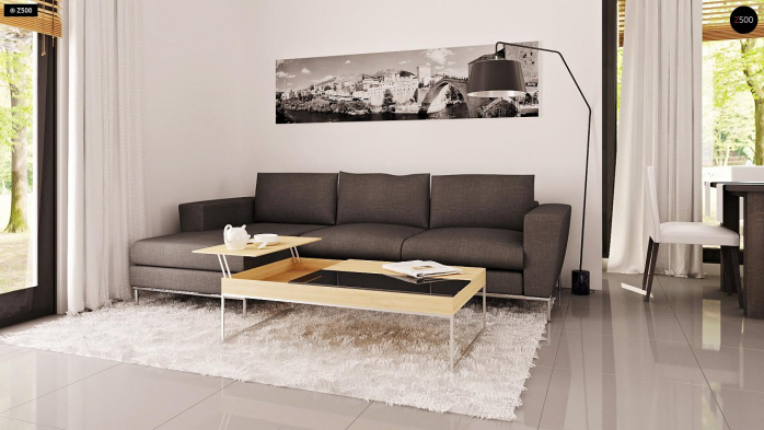 Проект дома U124 - 4 С мансардным этажом дома в Киеве