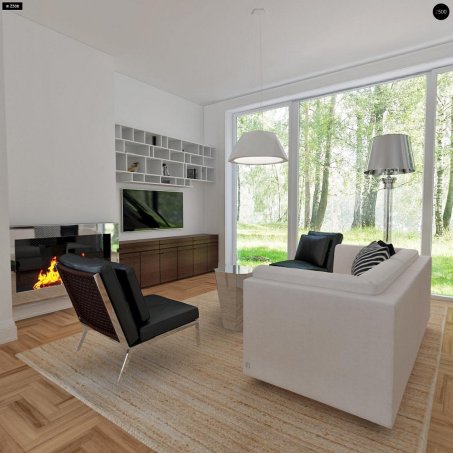 Проєкт будинку U226 - З мансардним поверхом дома у Києві