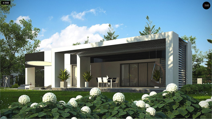 Проект дома Ux150 - 5 Одноэтажные дома в Киеве