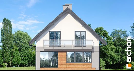 Проект дома Дом в топазах - 6 С мансардным этажом дома в Киеве