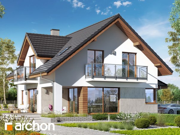 Проект дома Дом в каченьцах (Г2) - 2 С мансардным этажом дома в Киеве