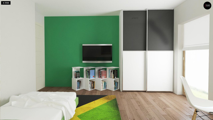 Проект дома U163 - 12 С мансардным этажом дома в Киеве