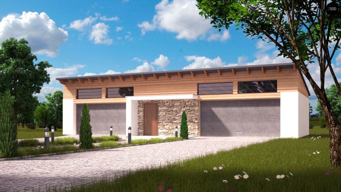 Проект дома Ug27 - 1 Одноэтажные дома в Киеве
