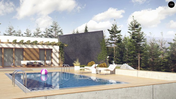 Проект дома Ux106 - 2 Одноэтажные дома в Киеве