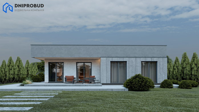 Проєкт будинку Db 33 - Одноповерхові дома у Києві