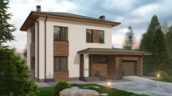 Проект дома Db 41 - 4 Двухэтажные дома в Киеве