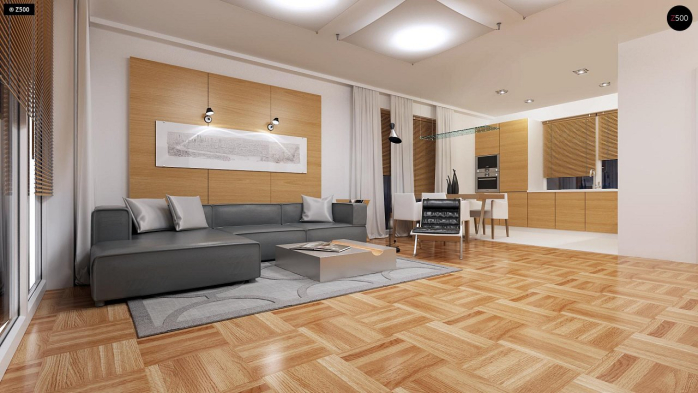 Проект дома U191 - 3 Одноэтажные дома в Киеве