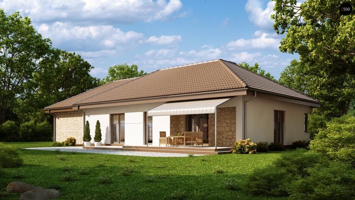 Проект дома U167 - 2 Одноэтажные дома в Киеве