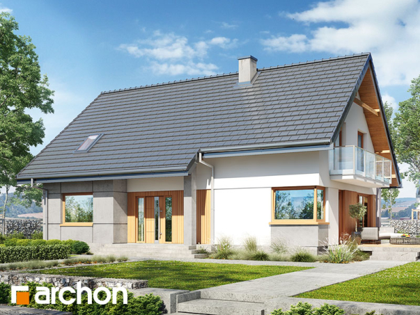 Проект дома Дом в аурорах 5 - 1 С мансардным этажом дома в Киеве