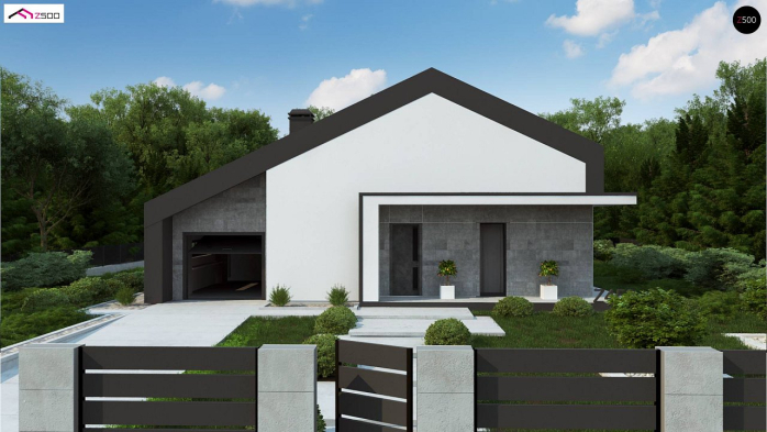 Проект дома U458 - 6 Одноэтажные дома в Киеве