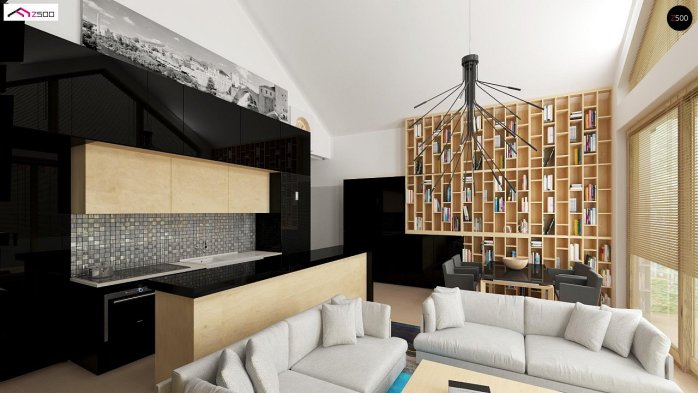 Проект дома U151 - 4 Одноэтажные дома в Киеве