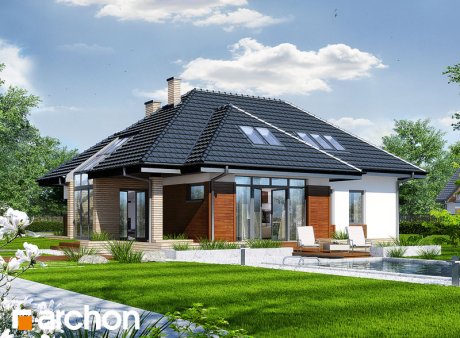 Проект дома Дом в хеномелесе 3  вер.2