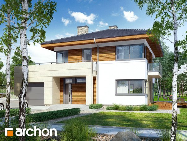 Проект дома Вилла Ирма - 2 Двухэтажные дома в Киеве