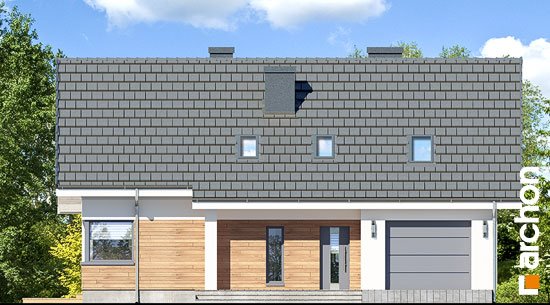 Проект дома Дом в хризантемах (А) - 3 С мансардным этажом дома в Киеве