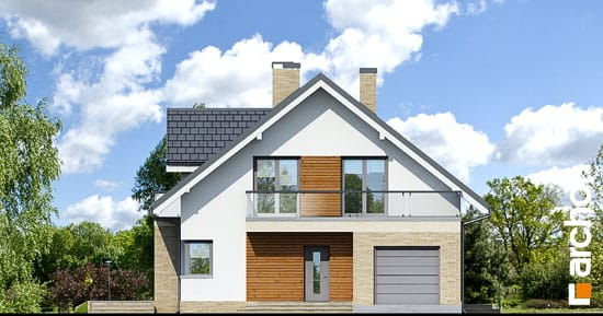 Проект дома Дом в тимьяне 5 TERMO вер.2 - 3 С мансардным этажом дома в Киеве