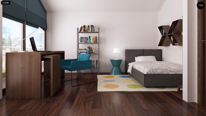 Проект дома Ux50 - 7 С мансардным этажом дома в Киеве