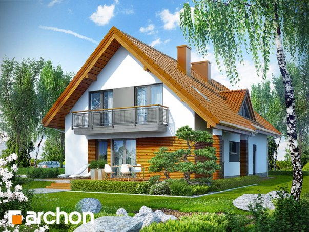 Проект дома Дом в голденах - 2 С мансардным этажом дома в Киеве