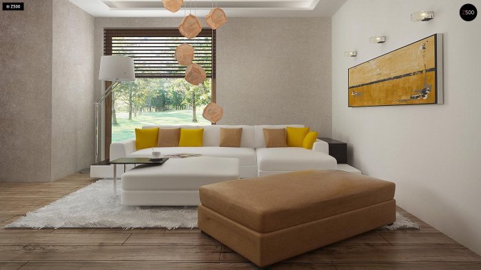 Проект дома U296 - 5 С мансардным этажом дома в Киеве