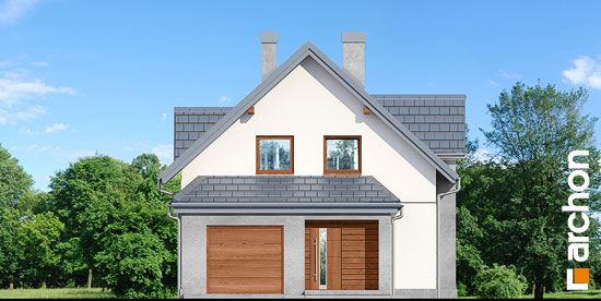 Проект дома Дом в фуксиях вер.2 - 3 С мансардным этажом дома в Киеве