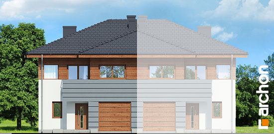 Проект дома Вилла Юлия (Б) вер.3 - 3 Двухэтажные дома в Киеве