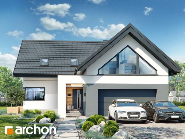 Проект дома Дом в яскерах (Г2Е) - 1 С мансардным этажом дома в Киеве