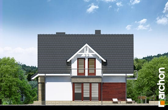 Проект дома Дом в тамарисках 2 (Н) вер.2 - 5 С мансардным этажом дома в Киеве