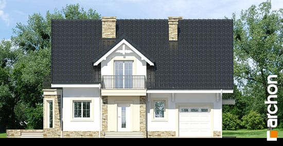 Проект дома Дом в рододендронах 14 вер.2 - 3 С мансардным этажом дома в Киеве