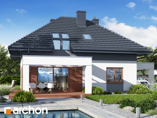 Проект дома Дом в малиновках 12 - 2 С мансардным этажом дома в Киеве