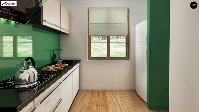 Проект дома U30 L bl - 4 С мансардным этажом дома в Киеве