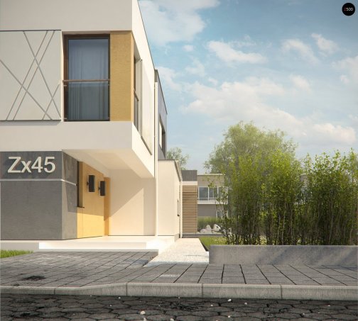 Проєкт будинку Ux45 - Двоповерхові дома у Києві