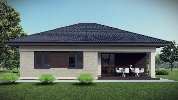 Проєкт будинку DBT 668 - Одноповерхові дома у Києві