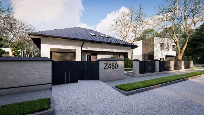 Проект дома U480 - 6 С мансардным этажом дома в Киеве