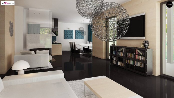 Проект дома Ux151 - 8 Двухэтажные дома в Киеве