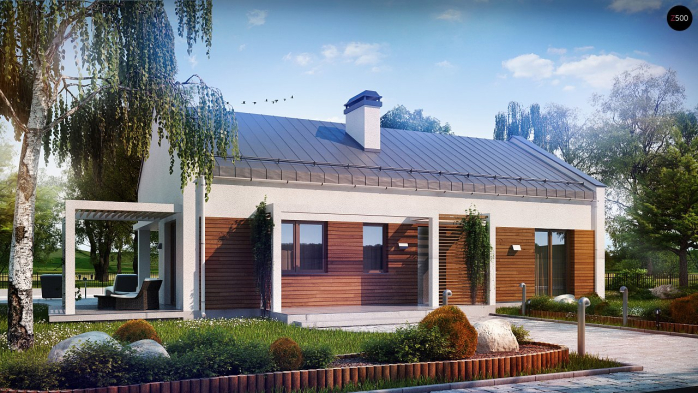 Проект дома U258 - 1 Одноэтажные дома в Киеве