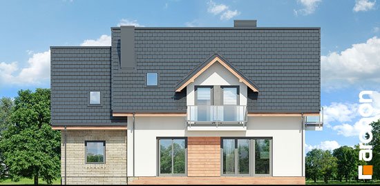 Проект дома Дом в рододендронах 23  - 6 С мансардным этажом дома в Киеве