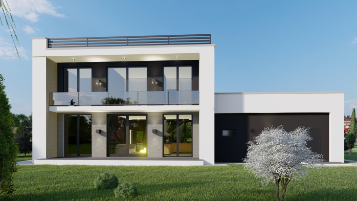 Проект дома DBT 227 - 3 Двухэтажные дома в Киеве