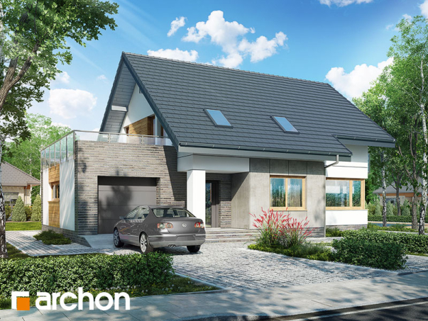 Проект дома Дом в глостерах - 1 С мансардным этажом дома в Киеве