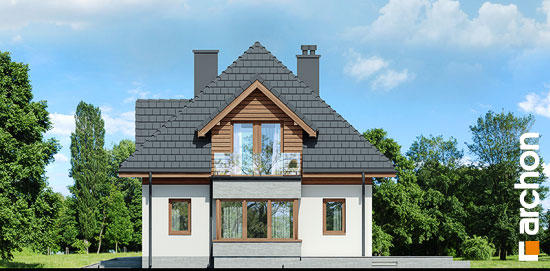 Проект дома Дом в клеверках 3 вер.2 - 4 С мансардным этажом дома в Киеве