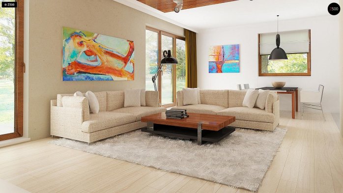 Проект дома U183 - 3 С мансардным этажом дома в Киеве