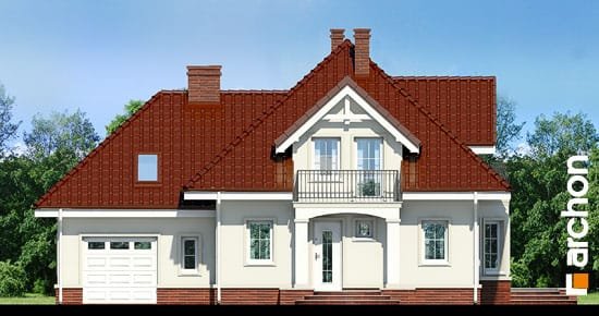 Проект дома Дом в тамарисках 7 - 3 С мансардным этажом дома в Киеве