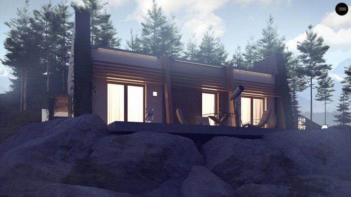 Проект дома Ux106 - 14 Одноэтажные дома в Киеве