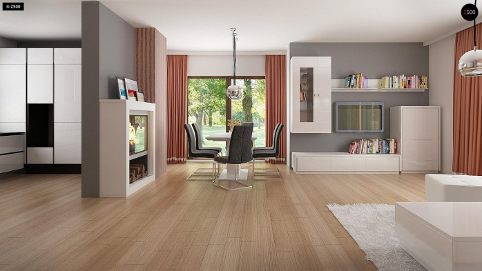 Проект дома U263 + - 4 С мансардным этажом дома в Киеве