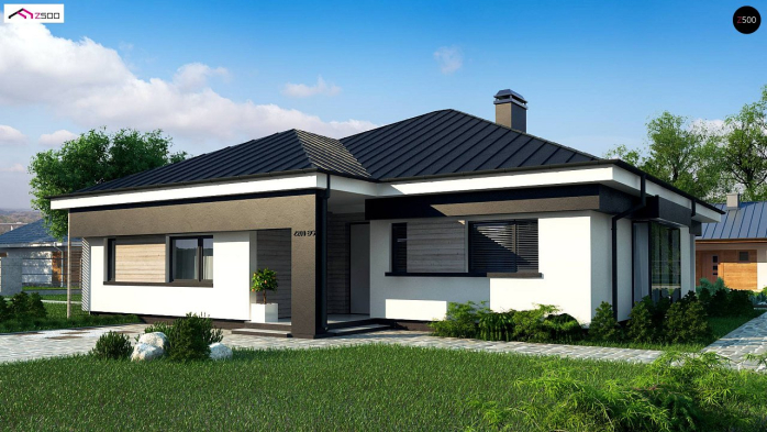 Проект дома U200 BG - 1 Одноэтажные дома в Киеве