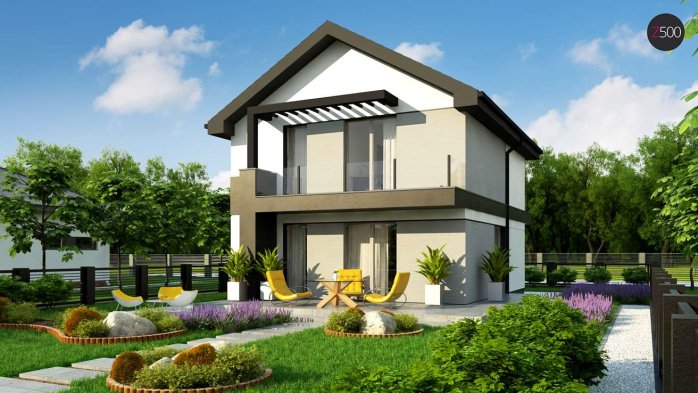 Проект дома U372 pk - 2 Двухэтажные дома в Киеве