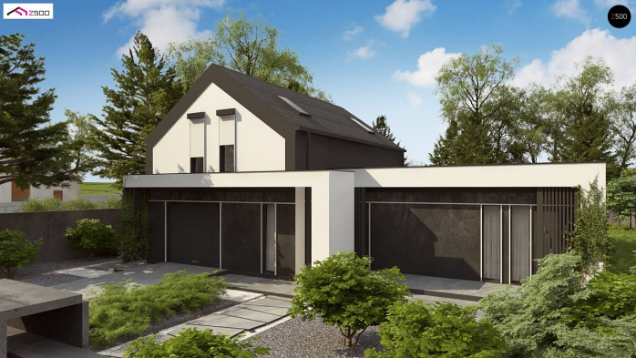 Проект дома U457 - 1 С мансардным этажом дома в Киеве