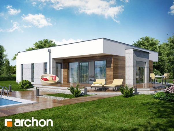 Проект дома Дом в парротиях вер.2 - 2 Одноэтажные дома в Киеве