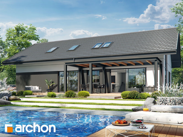 Проект дома Дом в сирени 12 - 2 С мансардным этажом дома в Киеве