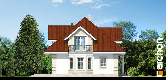 Проект дома Дом в нектаринах 2 TERMO вер.2 - 5 С мансардным этажом дома в Киеве