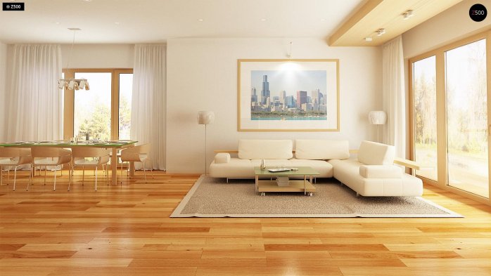 Проект дома U158 - 5 Одноэтажные дома в Киеве