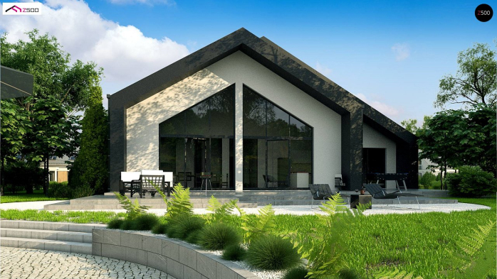 Проект дома Ux251 - 2 С мансардным этажом дома в Киеве